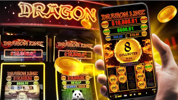Colorful slot machine reels